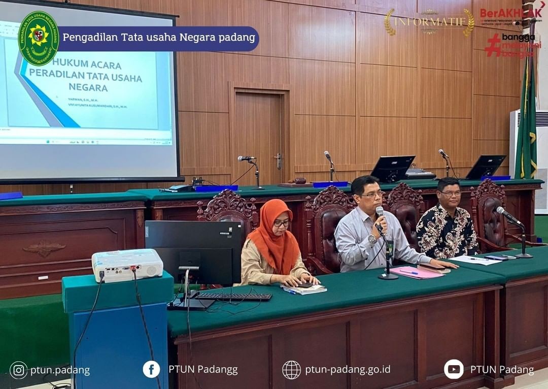 PTUN Padang menerima kunjungan Mahasiswa Universitas Islam Negeri Imam Bonjol Padang