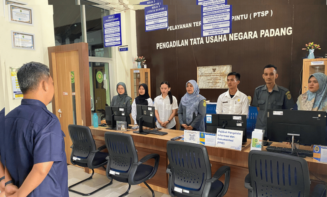 BRIEFING kepada Petugas PTSP PTUN Padang