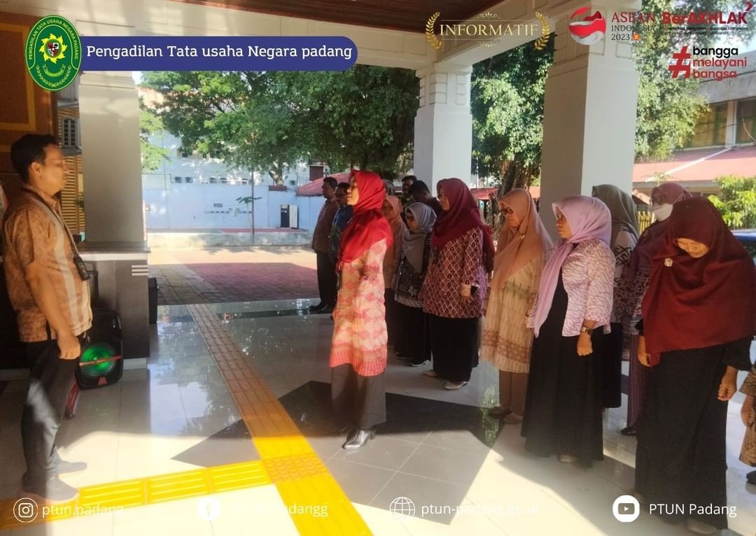Pengadilan Tata Usaha Negara Padang melaksanakan Kegiatan Apel Sore