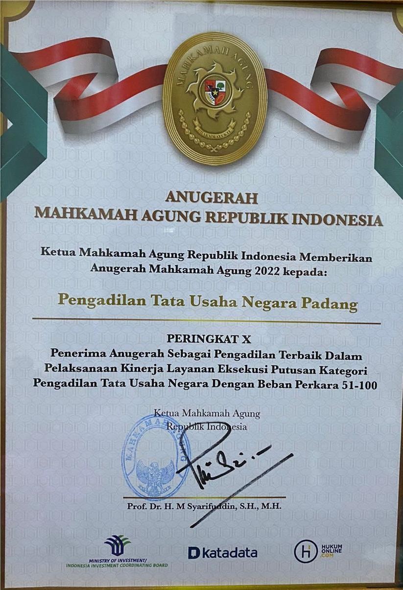 Anugerah  Mahkamah Agung RI Tahun 2022