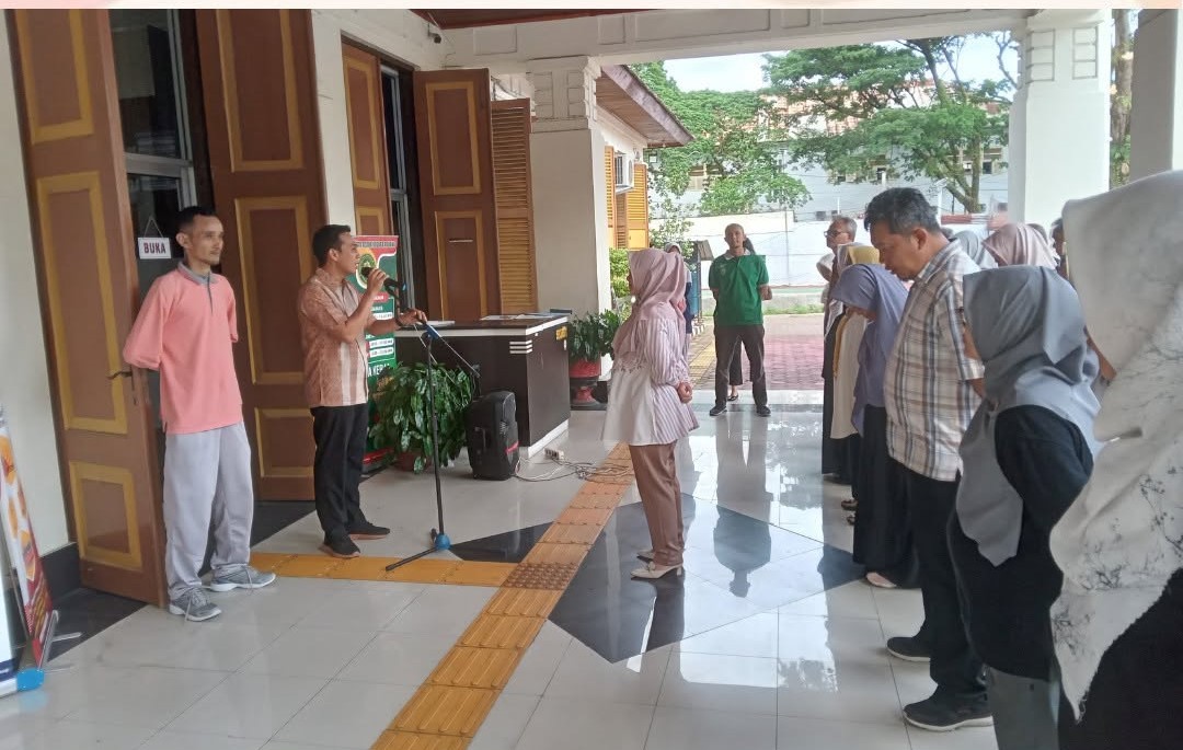 Kegiatan Apel Sore PTUN Padang