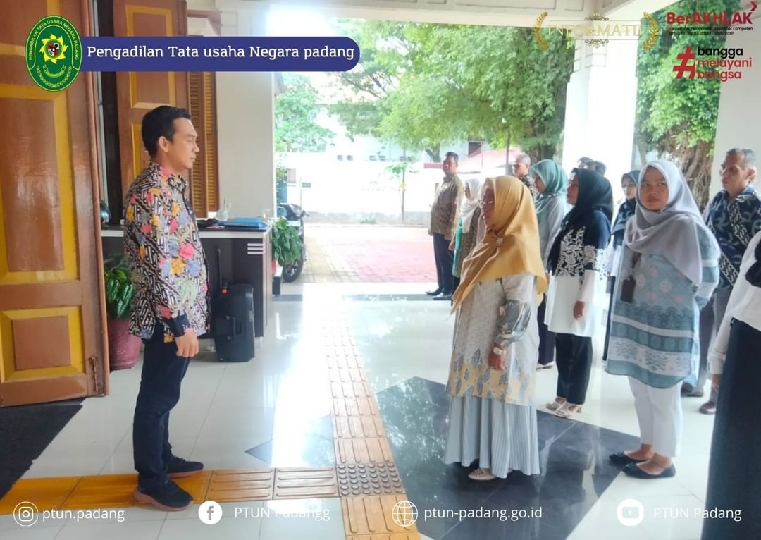 Kegiatan Apel Sore PTUN Padang