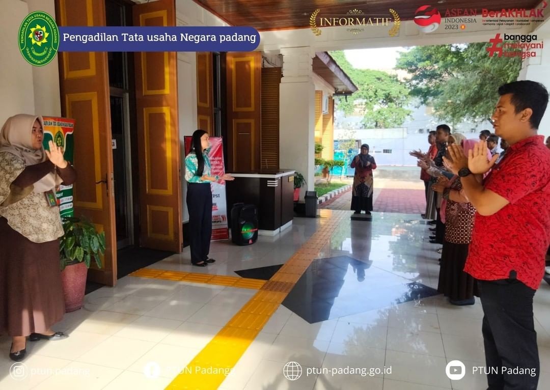 Pengadilan Tata Usaha Negara Padang melaksanakan Kegiatan Apel Sore