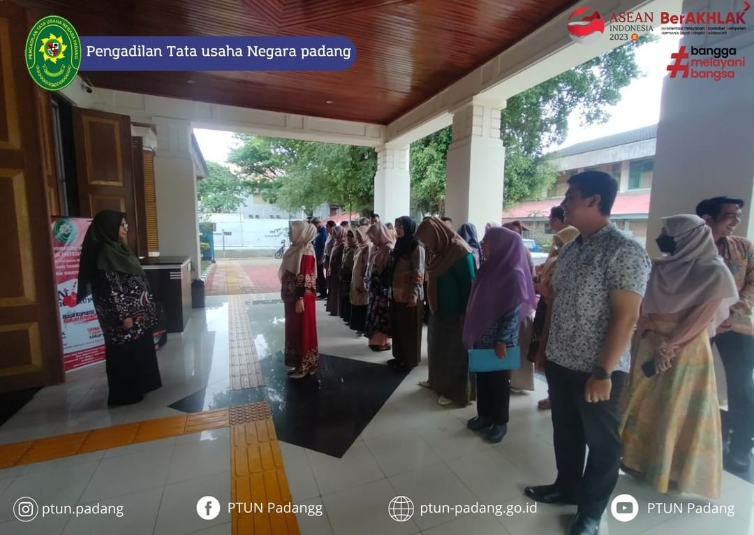 Pengadilan Tata Usaha Negara Padang melaksanakan Kegiatan Apel Sore