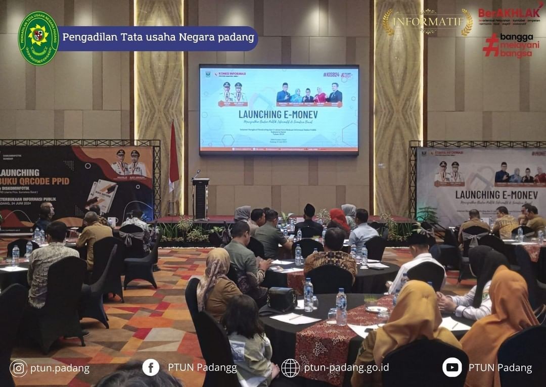 Launching Monitoring dan evaluasi Keterbukaan Informasi Badan Publik Tahun 2024