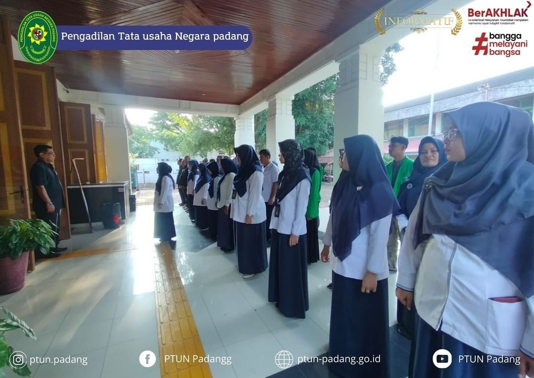 Kegiatan Apel Pagi PTUN Padang