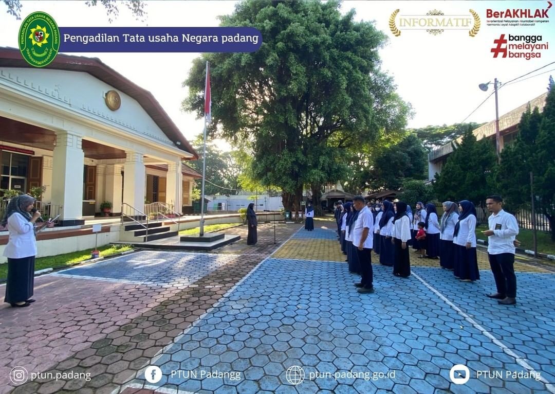 Kegiatan Apel Pagi PTUN Padang