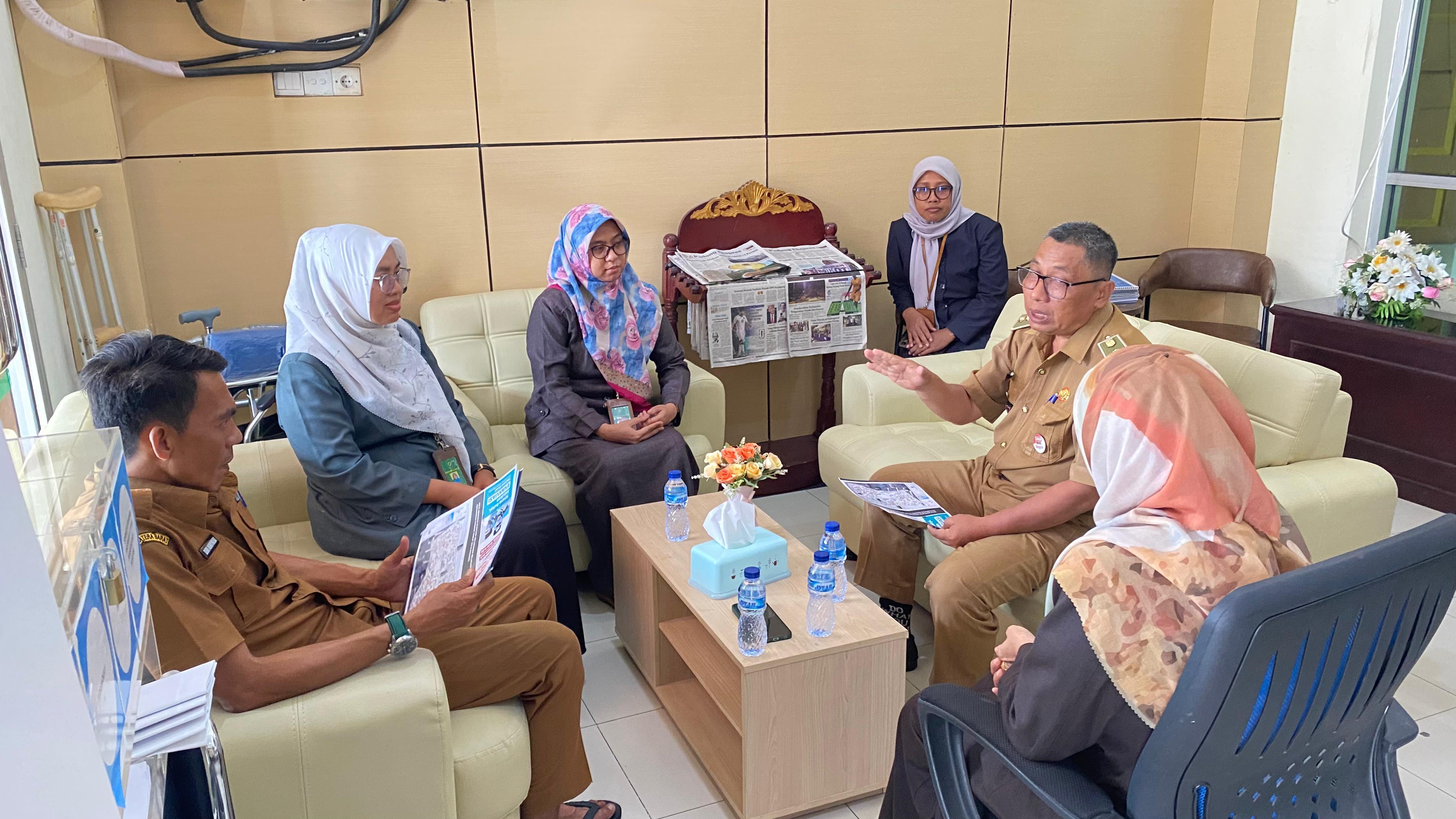 Koordinasi PTUN Padang dengan Kelurahan Belakang Tangsi mengenai Simulasi Tsunami