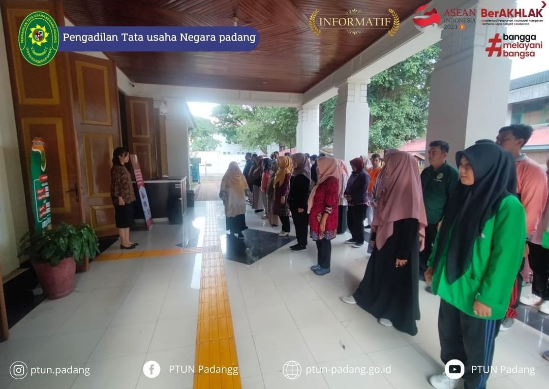 Kegiatan Apel Sore PTUN Padang