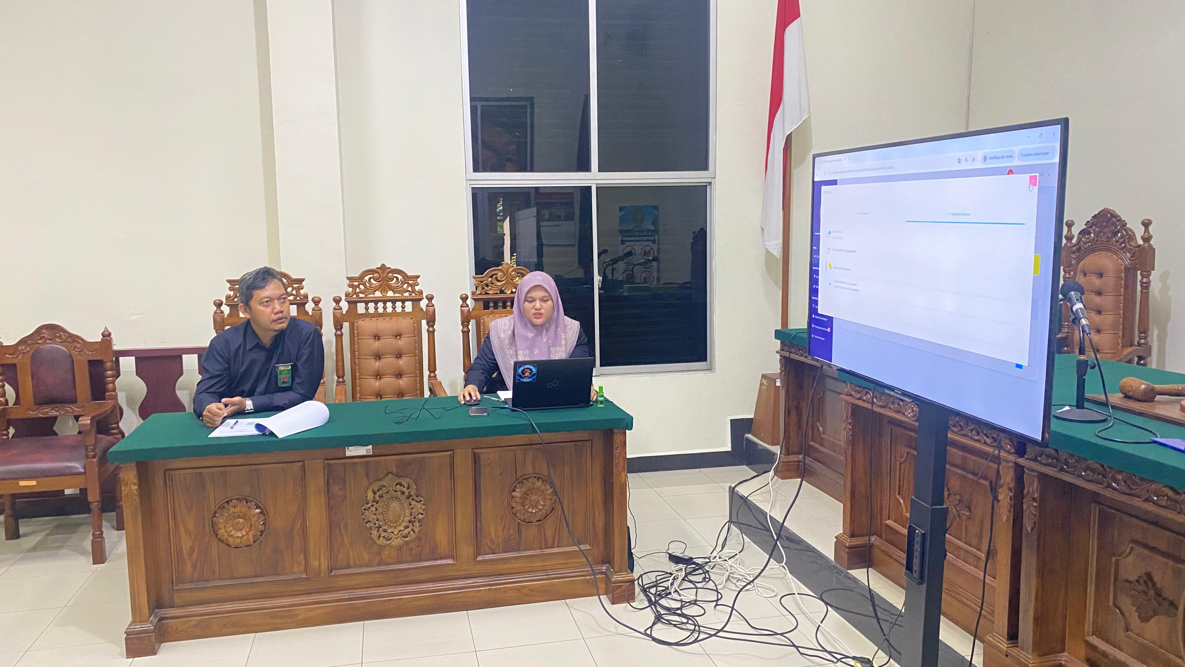 PTUN Padang Sosialisasi Penggunaan Aplikasi SIMPAN Terintegrasi