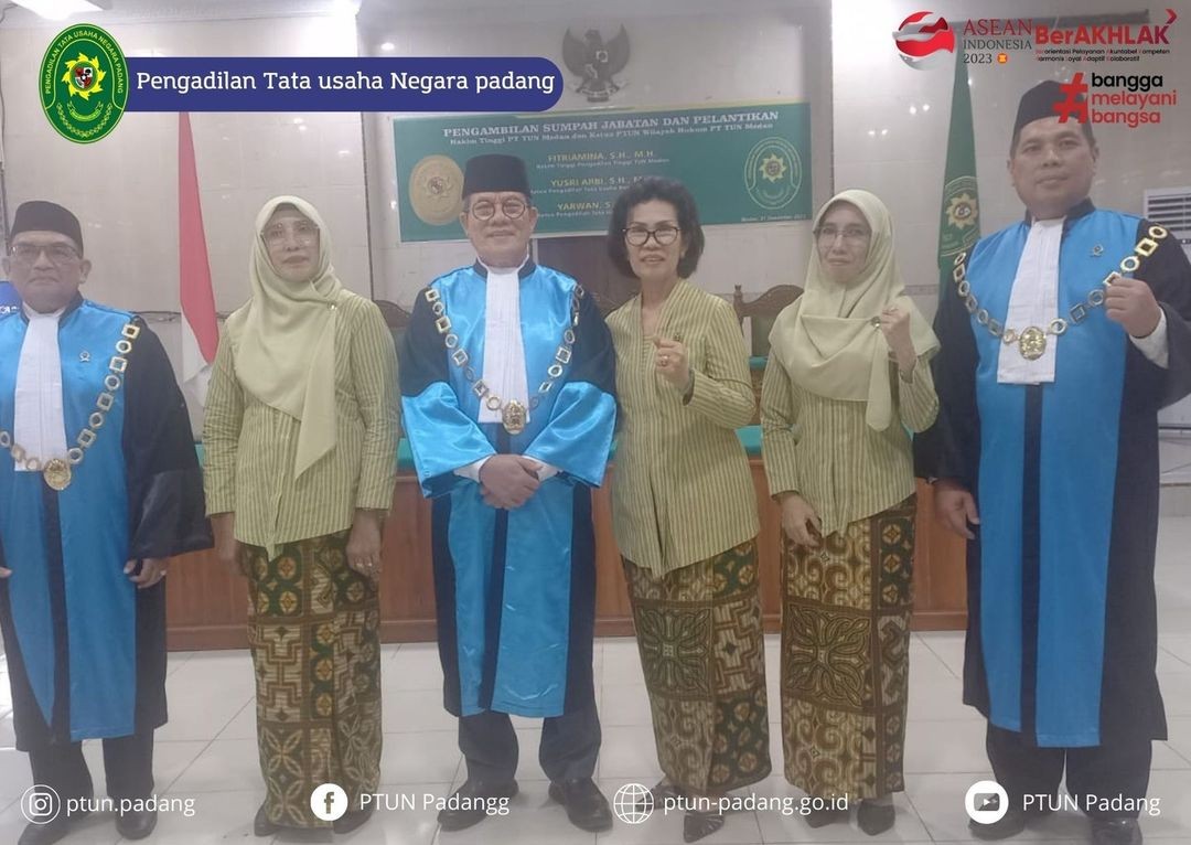 Pengambilan Sumpah dan Jabatan dan Pelantikan Ibu Fitriamina, S.H., M.H. dan  Bapak Yarwan, S.H., M.H