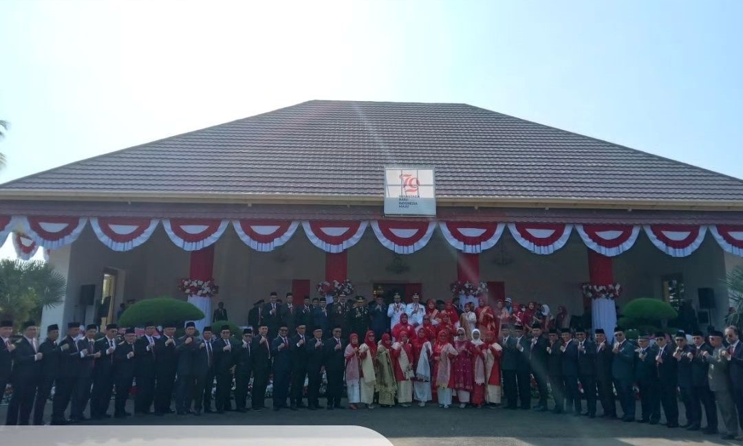 Ketua PTUN Padang Menghadiri Upacara HUT RI di Istana Gubenur Sumatera Barat