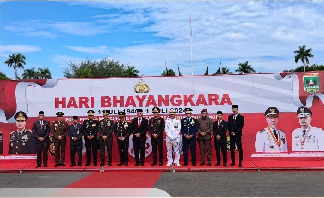 Ketua PTUN Padang mengikuti Upacara Hari Bayangkara ke 78 Tahun 2024