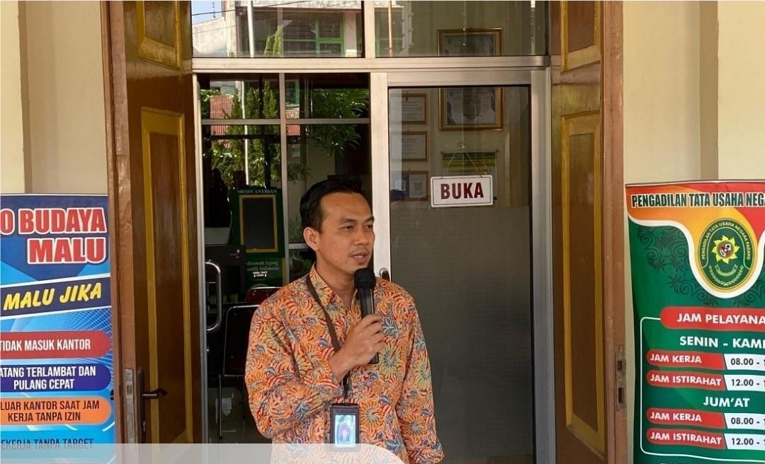 Kegiatan Apel Sore PTUN Padang