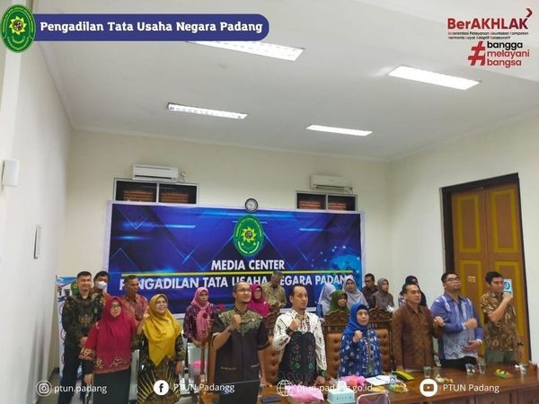 Peradilan Tata Usaha Negara dengan tema  Bangkit Bersama, Tegakkan Keadilan  secara daring