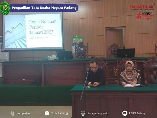 Rapat Bulanan untuk Periode Januari Tahun 2023 