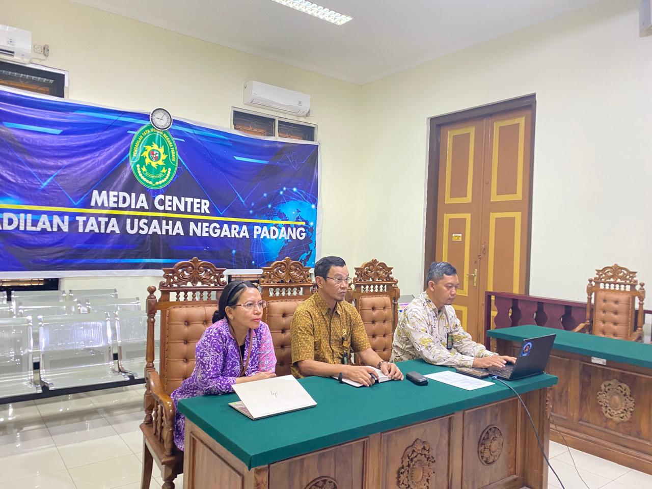 Pembinaan Dirjen Badilmiltun secara daring