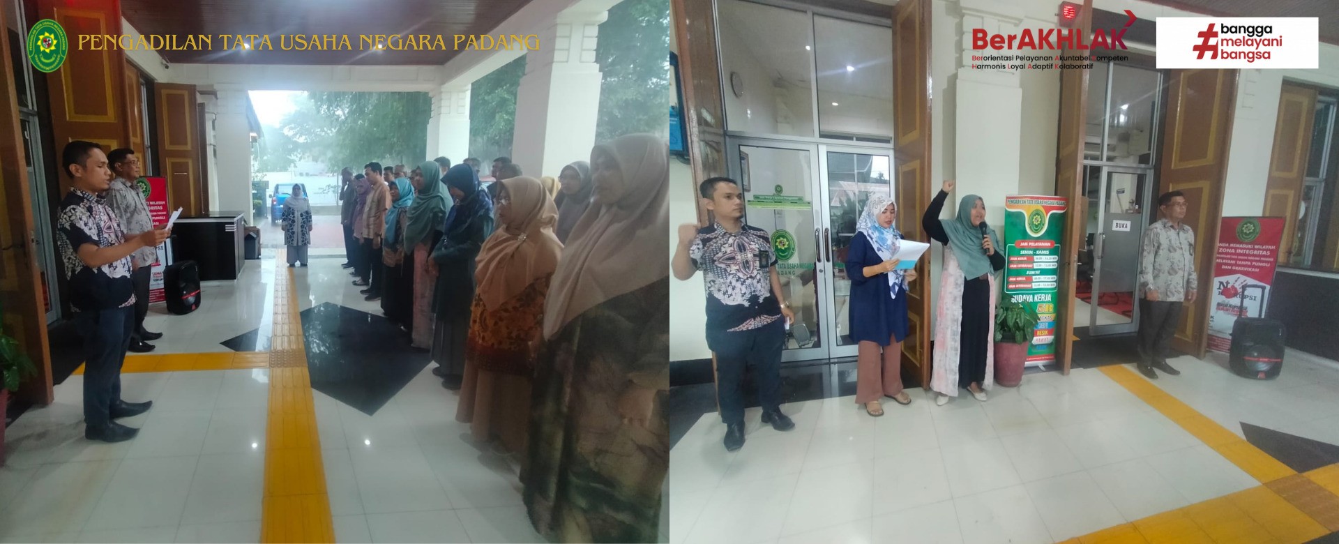 Kegiatan Apel Sore PTUN Padang