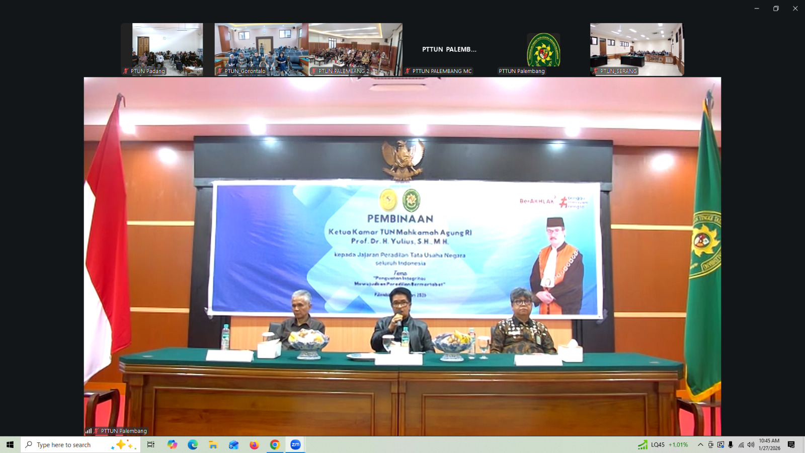 Pembinaan dari Ketua Kamar Tata Usaha Negara Mahkamah Agung RI