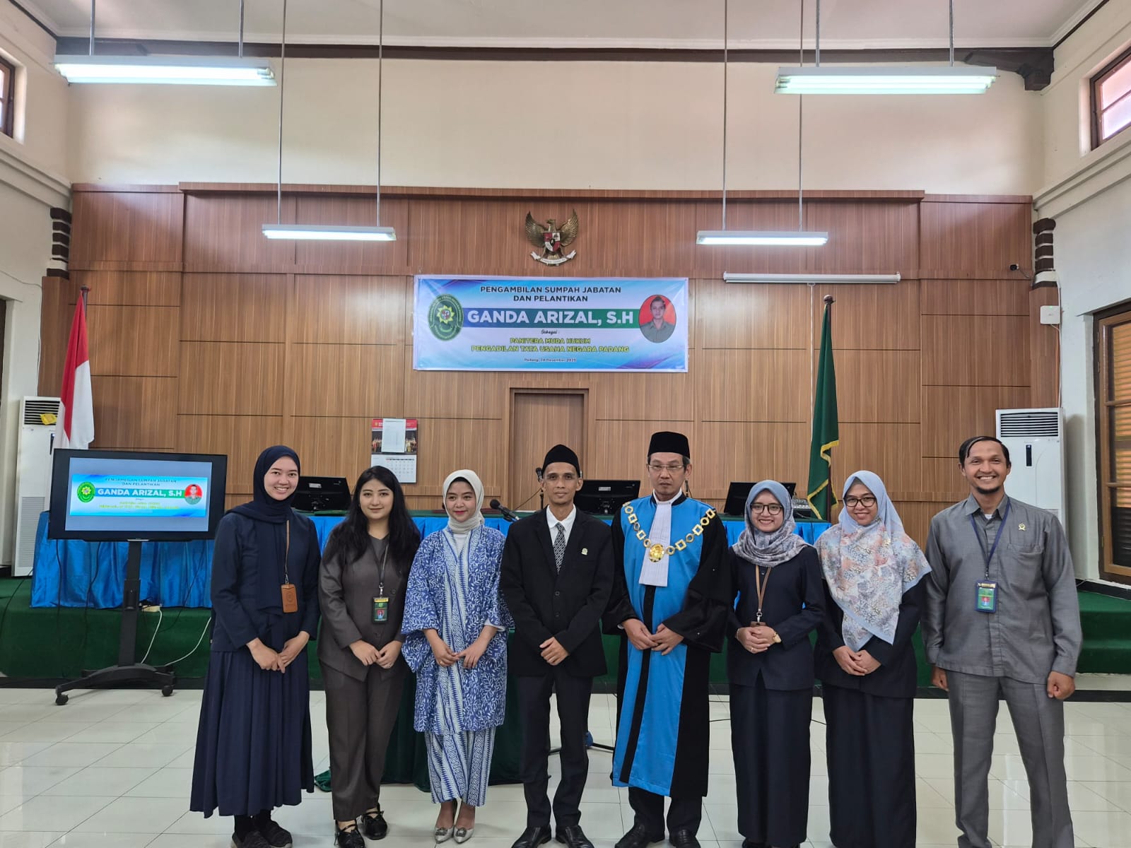 Pelantikan dan Pengambilan Sumpah Jabatan Panitera Muda Hukum PTUN Padang