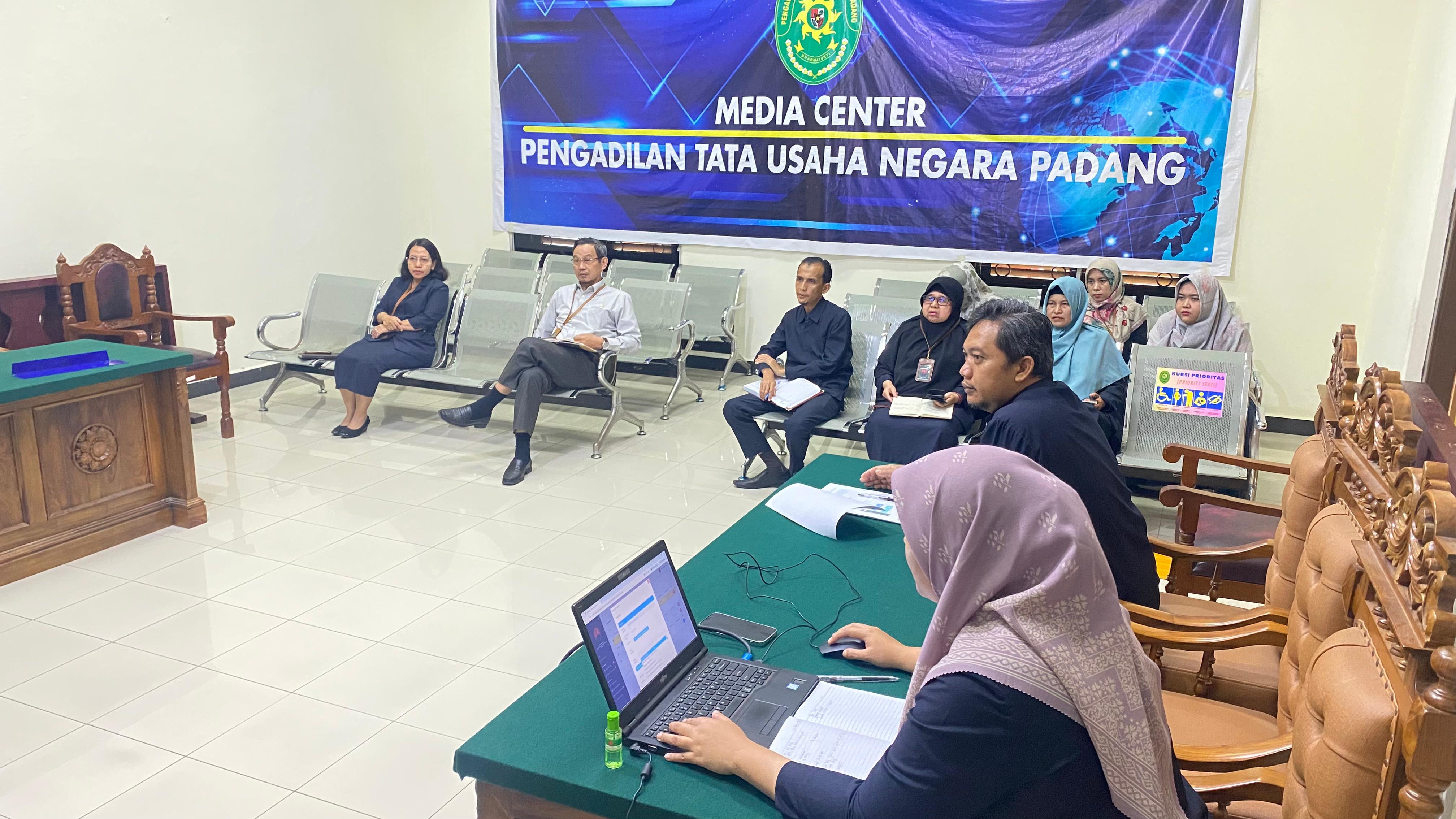 PTUN Padang Sosialisasi Penggunaan Aplikasi SIMPAN Terintegrasi