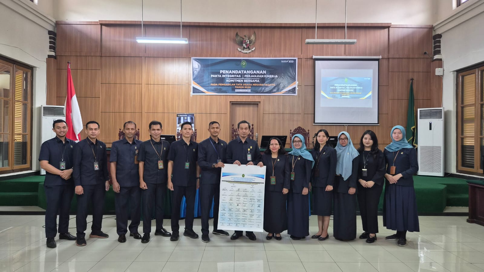 Acara Penandatanganan Pakta Integritas, Perjanjian Kinerja dan Komitmen Bersama Tahun 2026