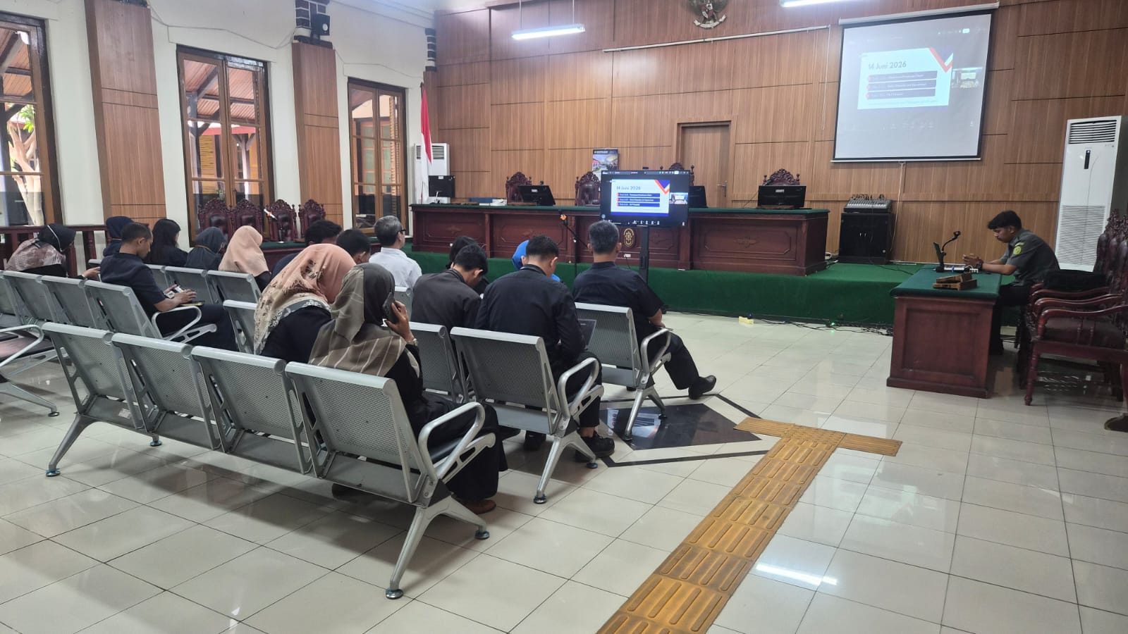 kegiatan Pembinaan Dirjen Badilmiltun secara daring bulan Juni 2026