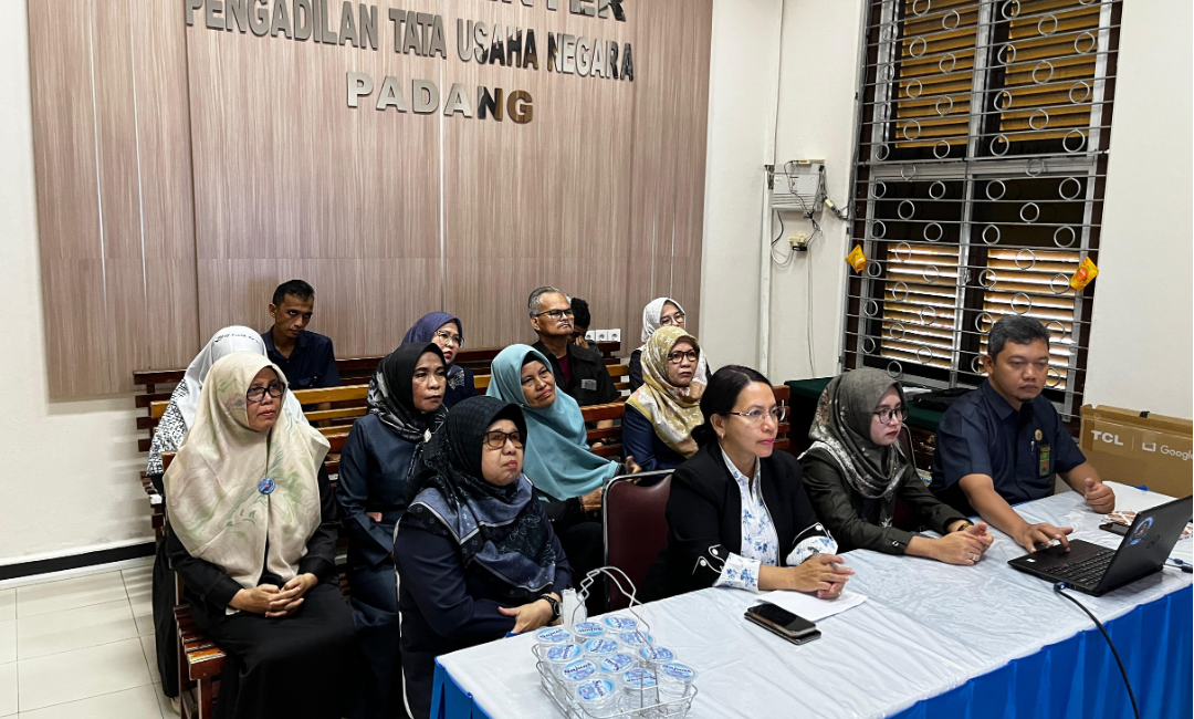 Pembinaan Dirjen Badilmiltun secara daring