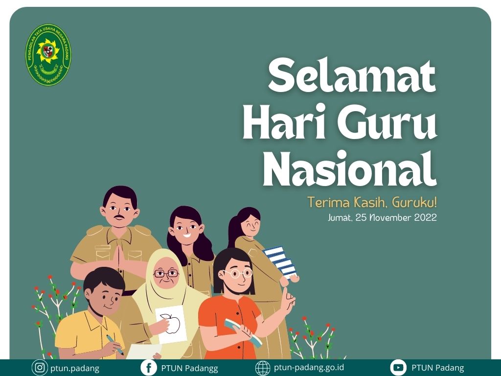 Selamat Hari Guru Nasional Tahun 2022
