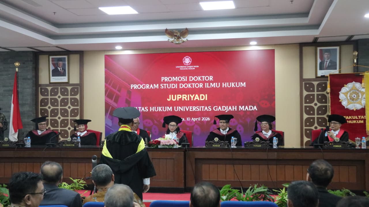 Sidang Terbuka Promosi Doktor Hakim Agung Jupriyadi