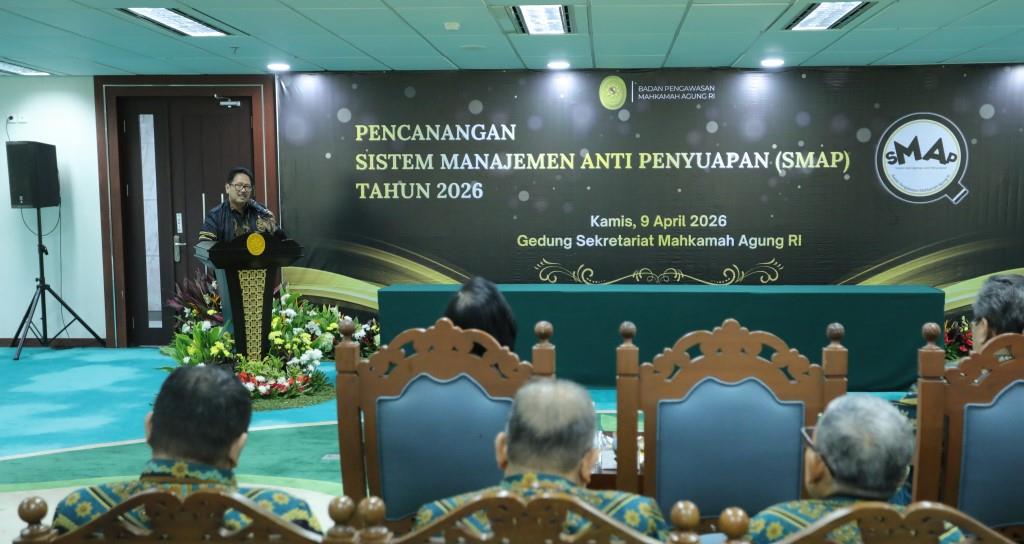 Perkuat Budaya Anti Suap, Mahkamah Agung Perluas Implementasi SMAP di Eselon I Hingga Pengadilan Banding