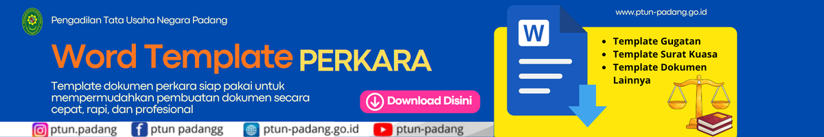 Template Perkara PTUN Padang